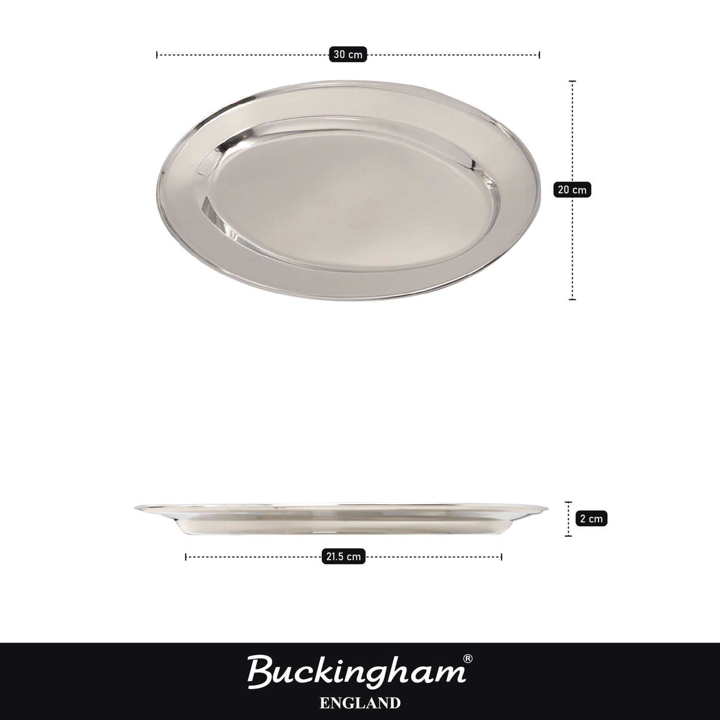 Oval tray