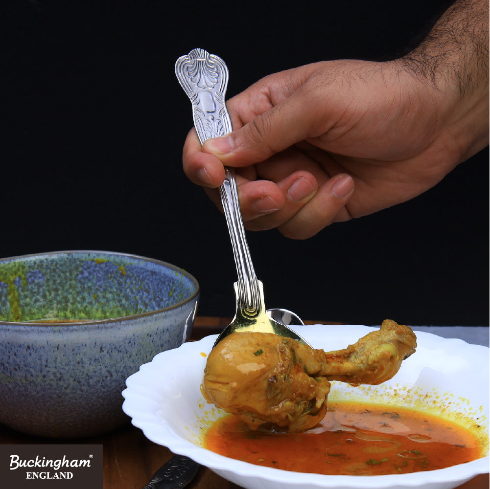 Buckingham Stainless Steel King's Serving spoons