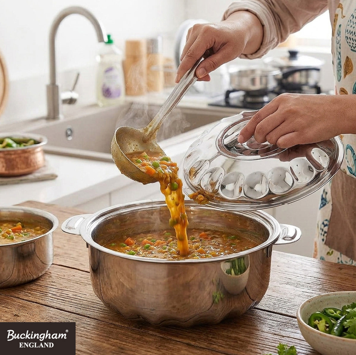 Buckingham Diamond Double Wall Hot Pot