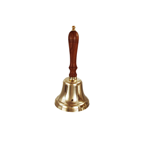 Buckingham Dinner Bell Solid Brass Hand Bell 15cm