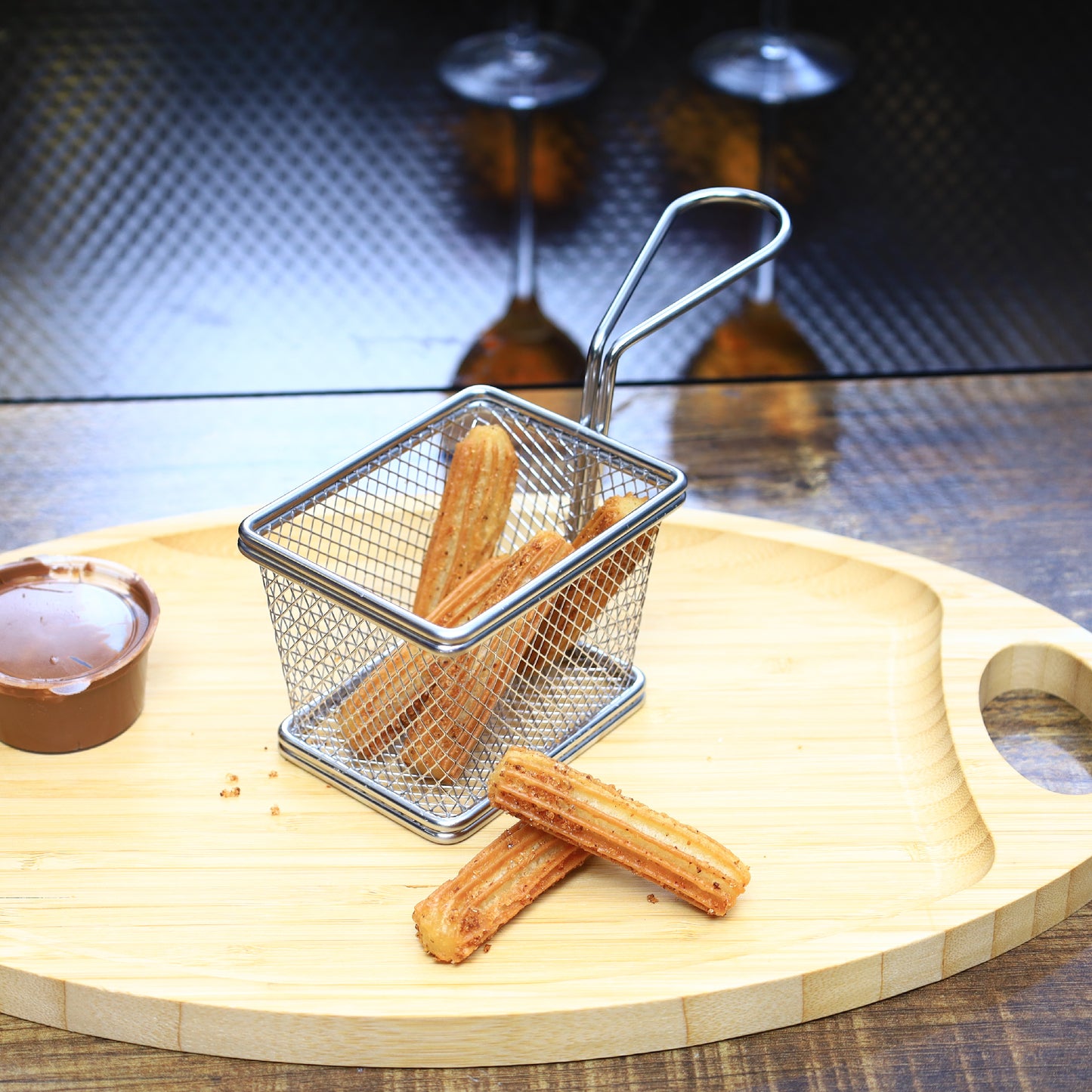 basket with handle