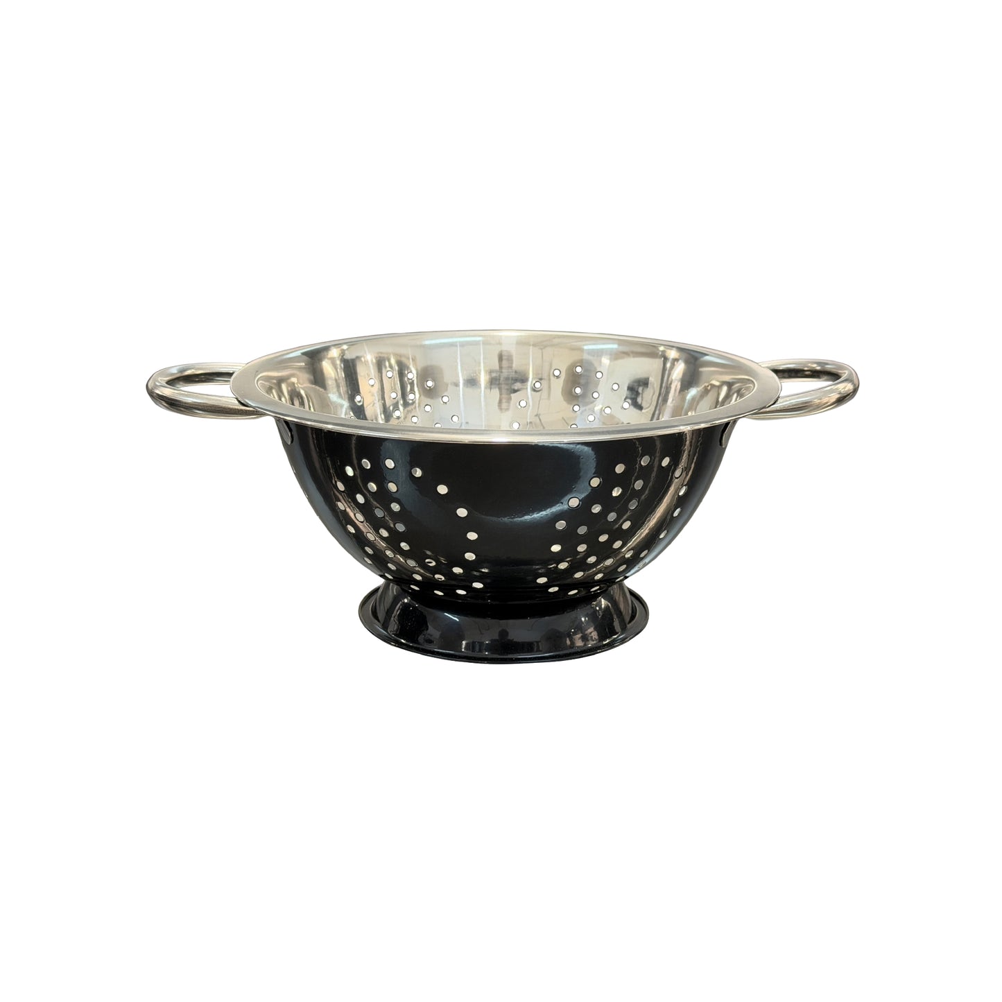 Buckingham Stainless Steel Deep Colander Black