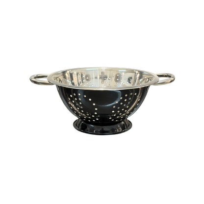 Buckingham Stainless Steel Deep Colander Black