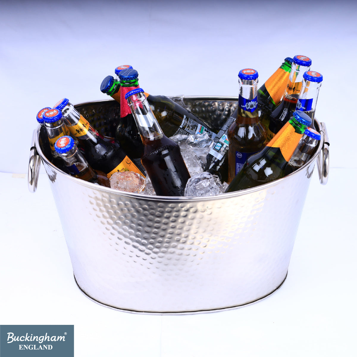 Buckingham Stainless Steel Multi-Purpose / Beverage Tub Hammered