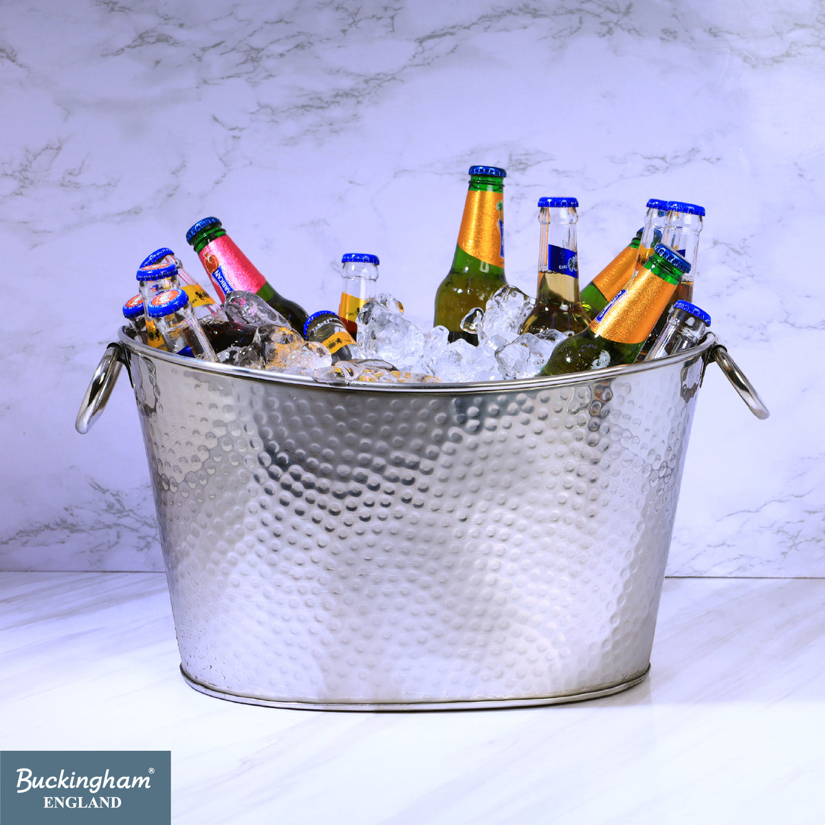Buckingham Stainless Steel Multi-Purpose / Beverage Tub Hammered