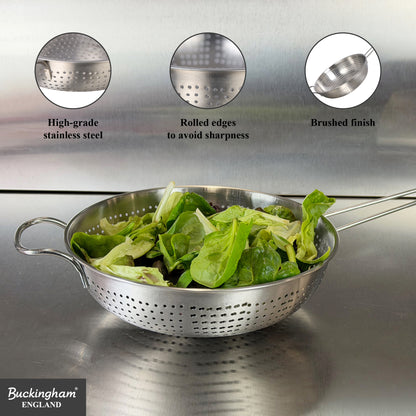 Buckingham Global Colander 22 cm , Long Handle