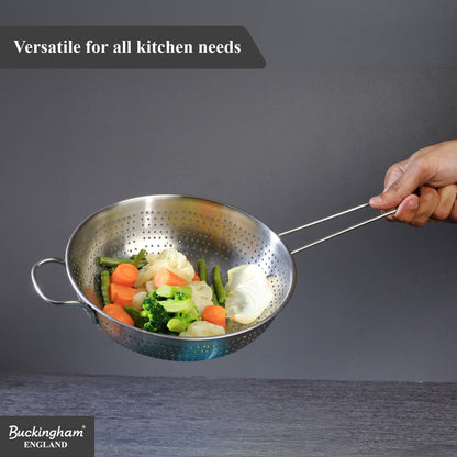 Buckingham Global Colander 22 cm , Long Handle