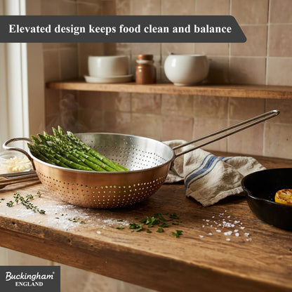 Buckingham Global Colander 22 cm , Long Handle