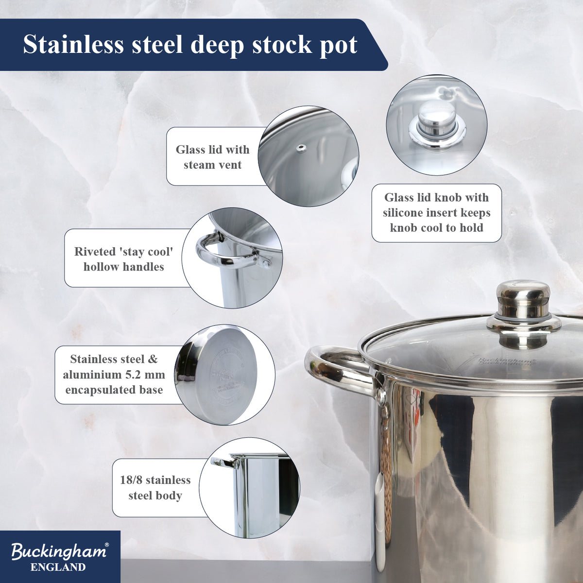 Stock pot | 24 cm / 9 L