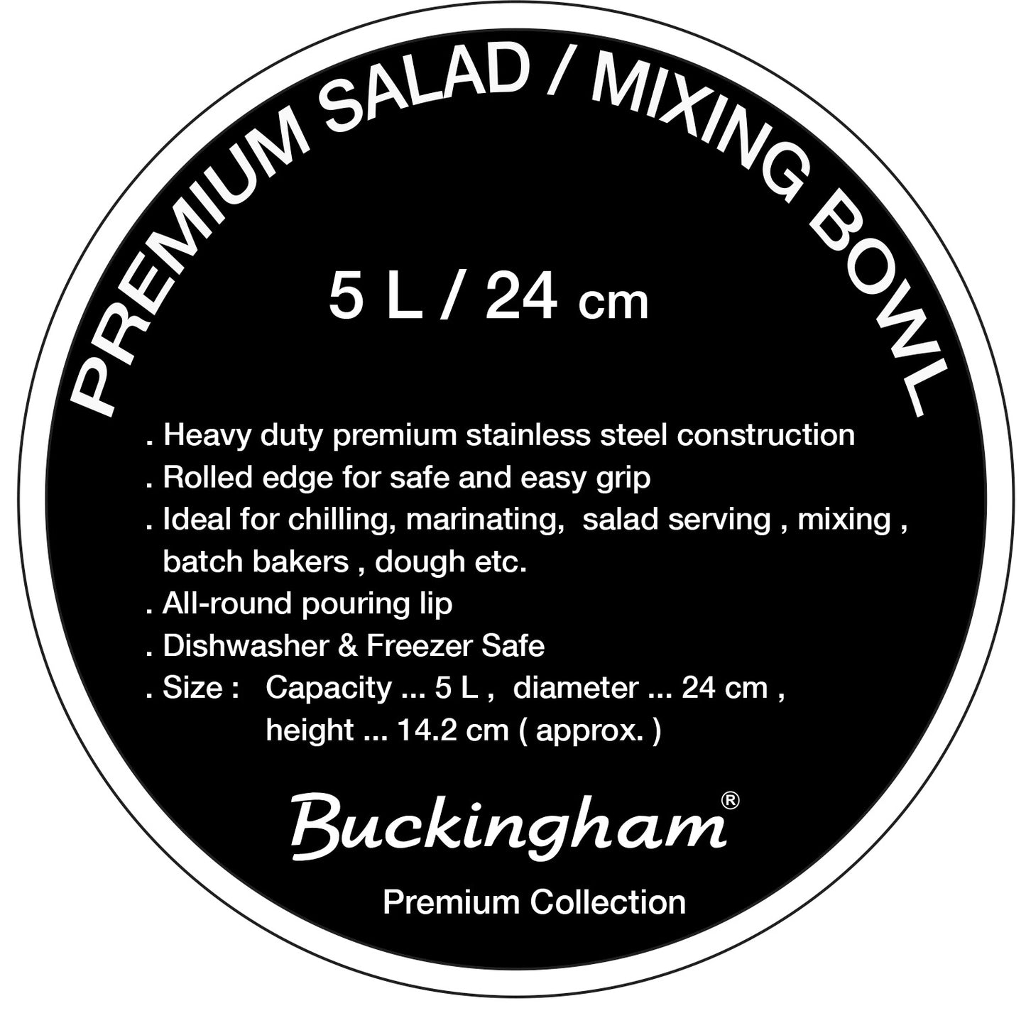 Buckingham Salad Bowl