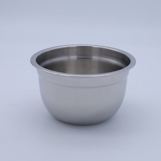 Buckingham Deep Salad Mixing Bowl Stainless Steel Premium Kitchen Bowl for Mixing, Serving, and Food Preparation.