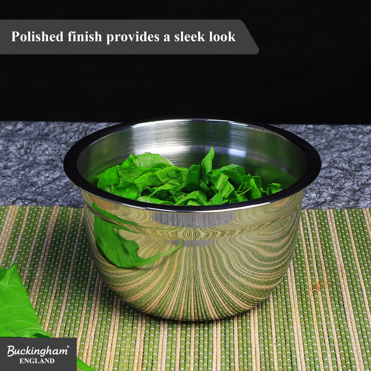 Buckingham Stainless Steel Salad Mixing Bowl