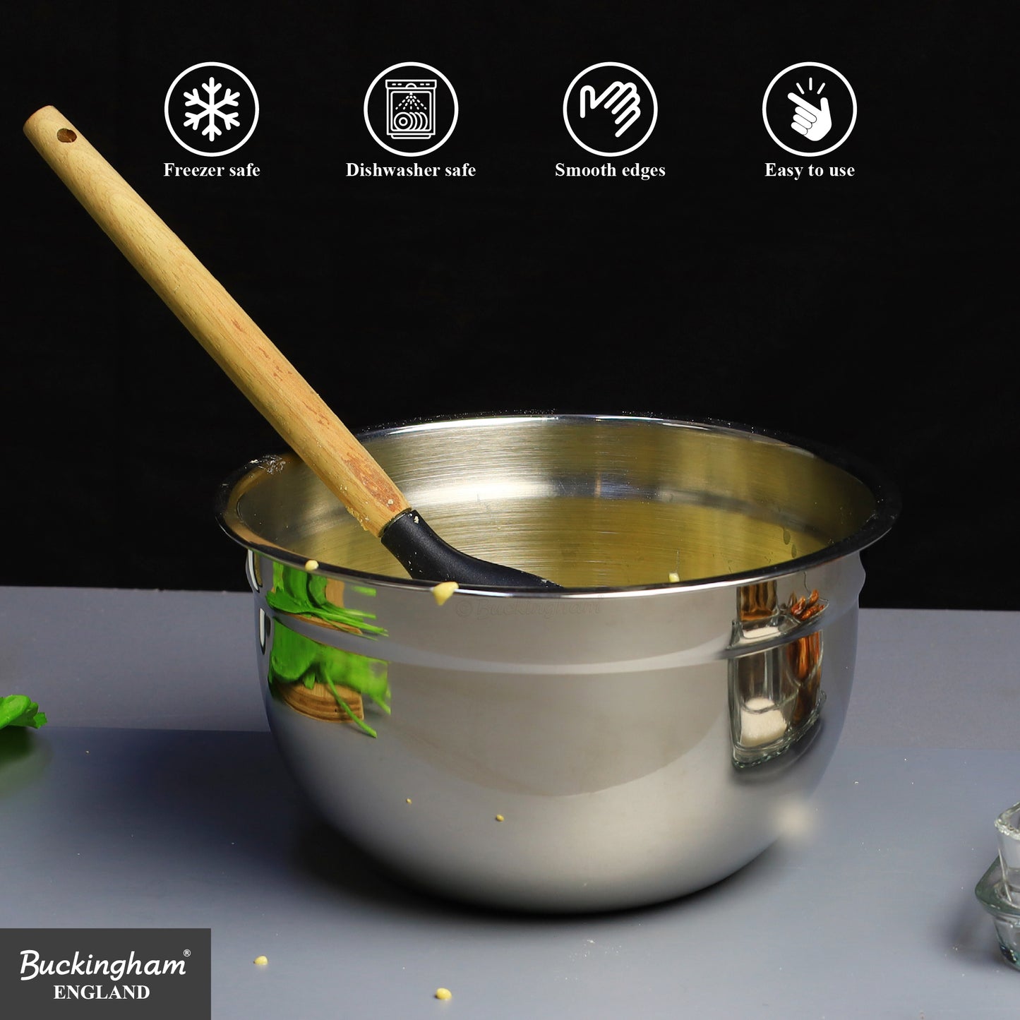 Buckingham Stainless Steel Salad Mixing Bowl