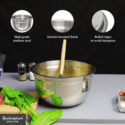 Buckingham Stainless Steel Salad Mixing Bowl