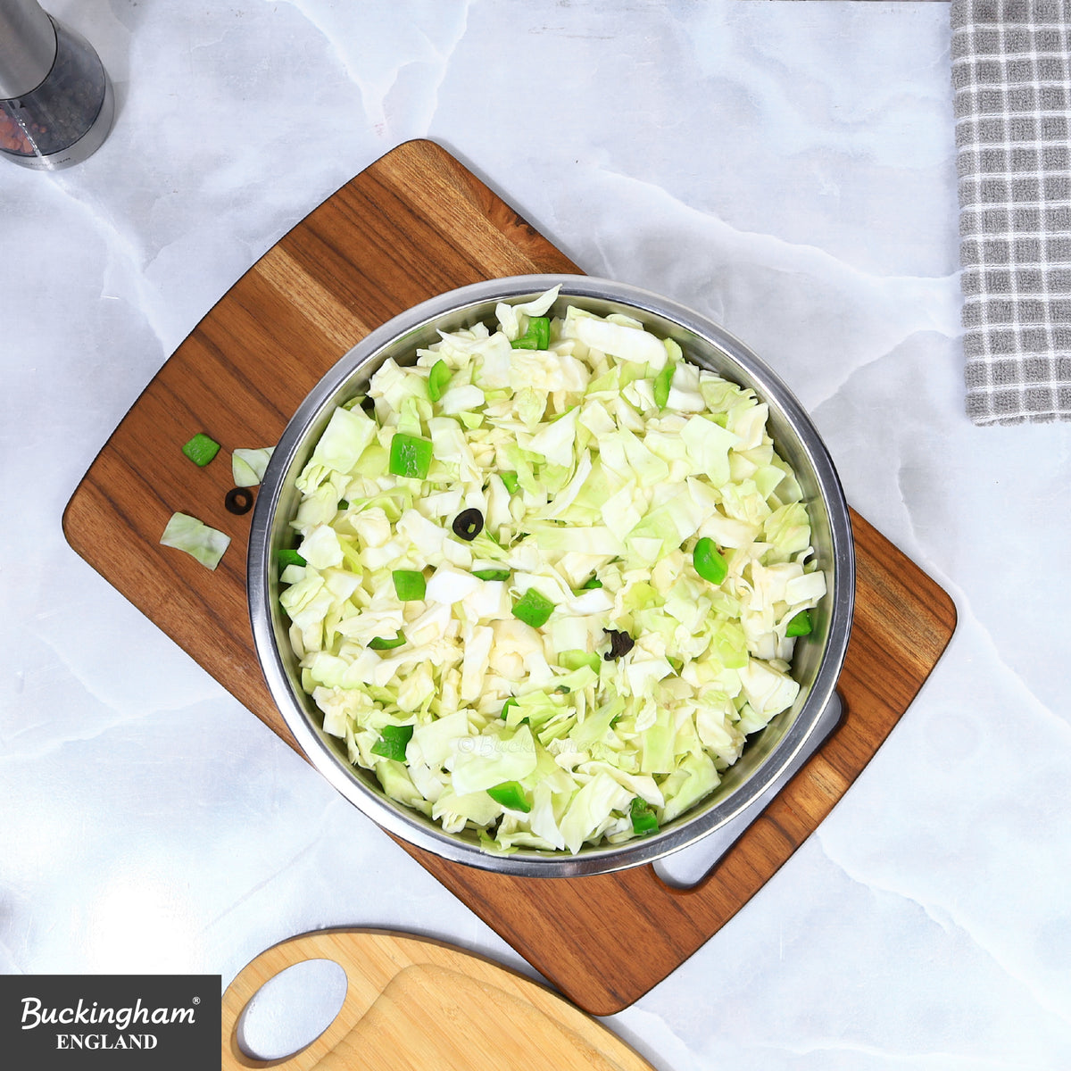 Buckingham Stainless Steel Salad Mixing Bowl