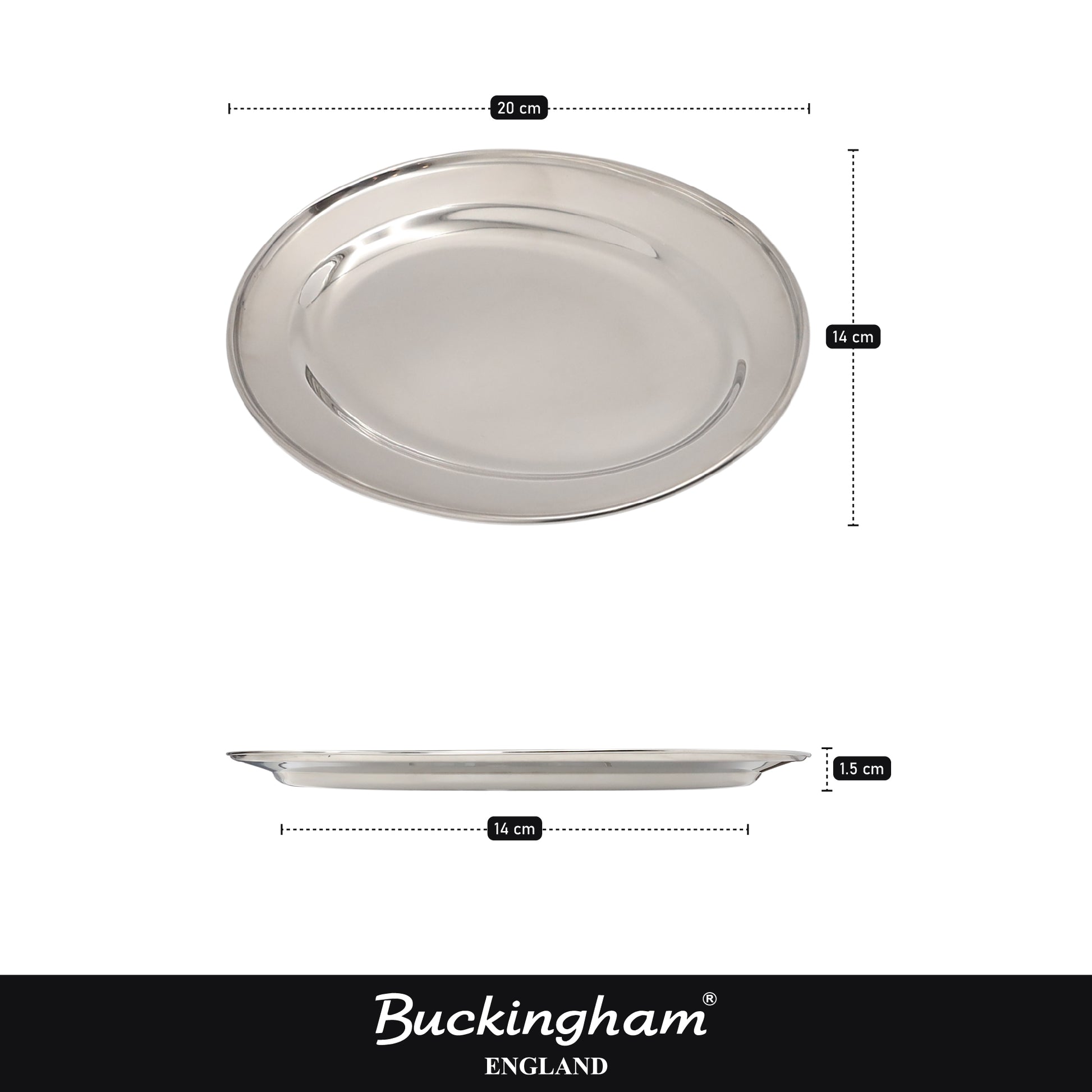 Oval tray 