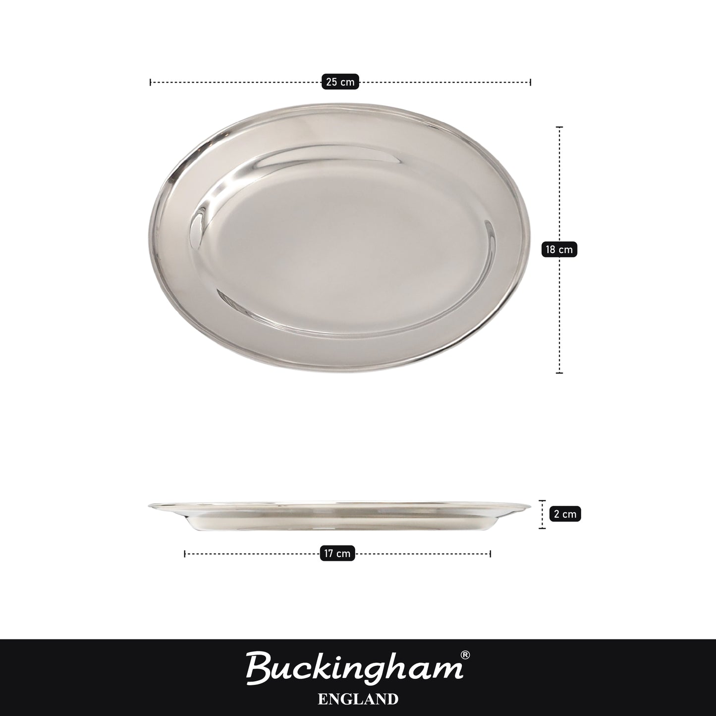 Oval tray 