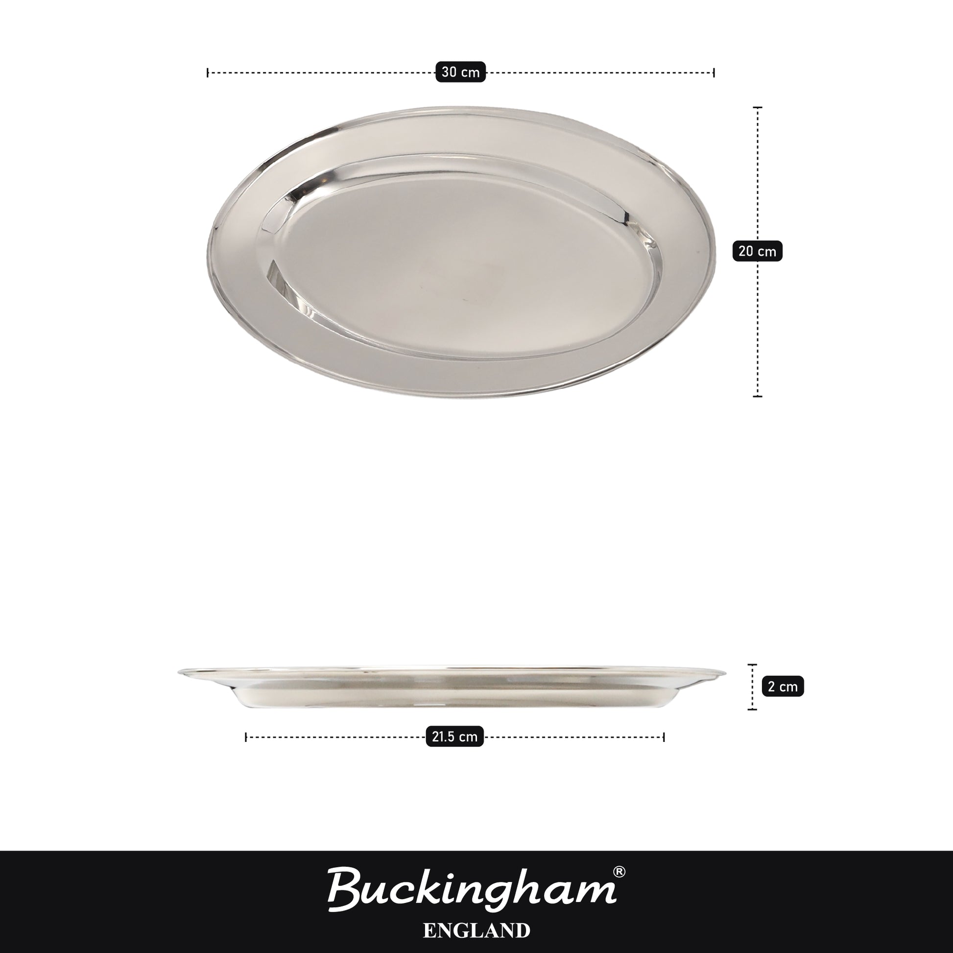 Oval tray 