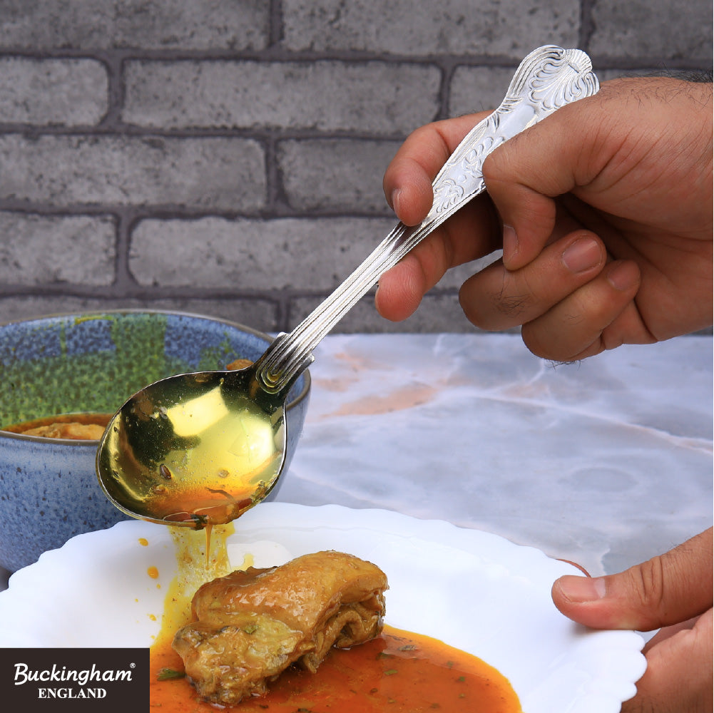 Buckingham Stainless Steel King's Serving spoons