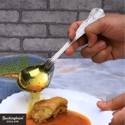 Buckingham Stainless Steel King's Serving spoons
