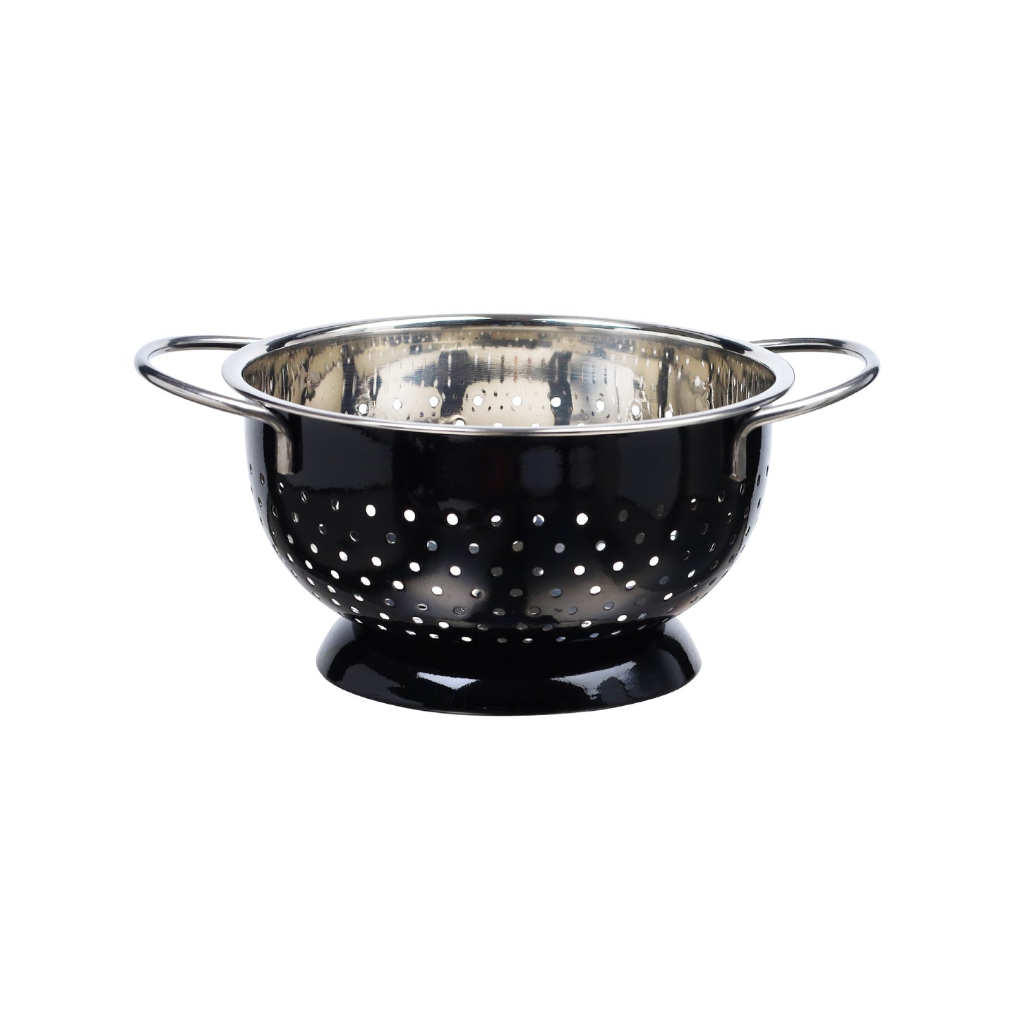 Buckingham Stainless Steel Hemisphere colander / strainer Black