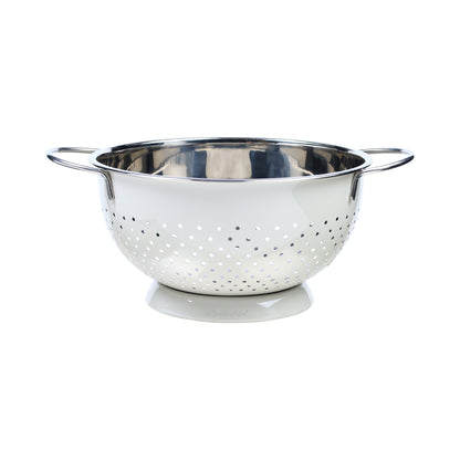 Buckingham Hemisphere colander / strainer , Ivory Grey