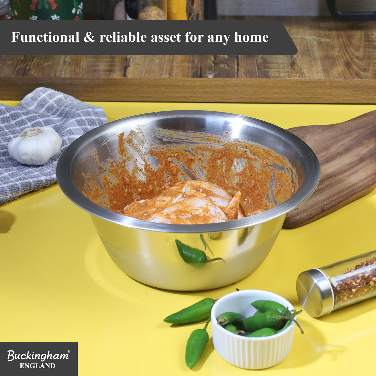 Buckingham Stainless Steel Multi Purpose Washing Up Bowl