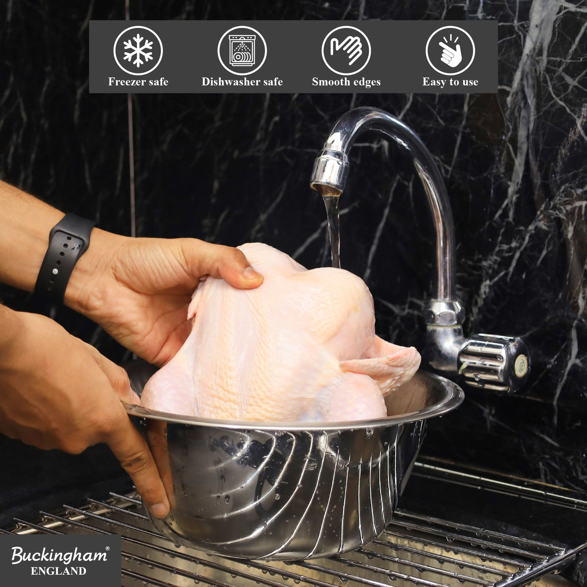 Buckingham Stainless Steel Multi Purpose Washing Up Bowl