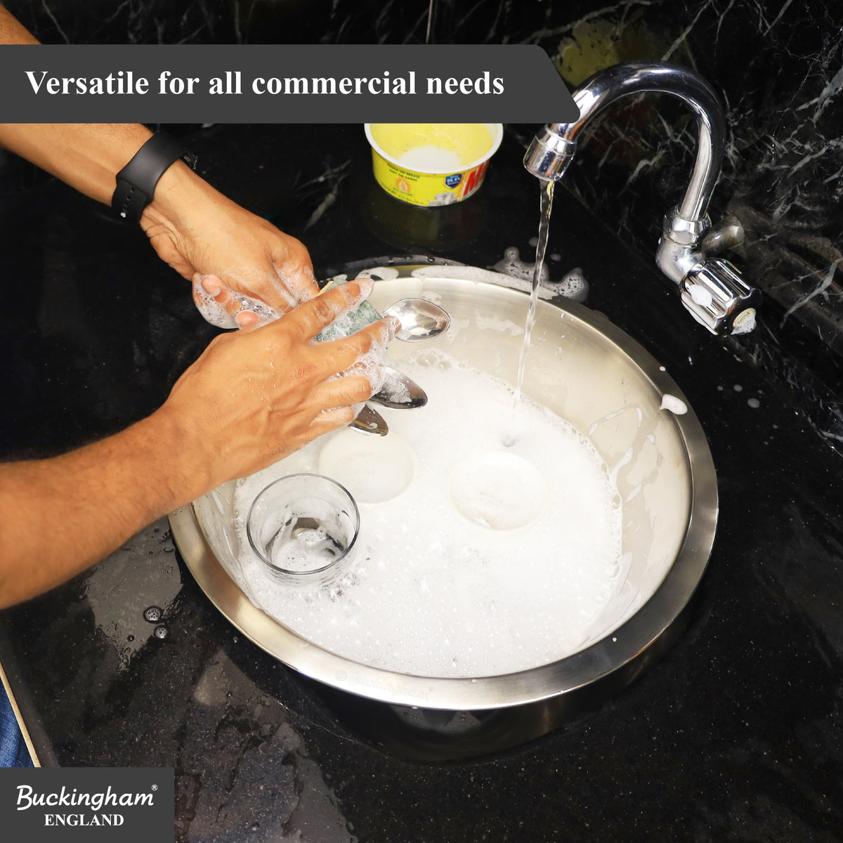 Buckingham Stainless Steel Multi Purpose Washing Up Bowl