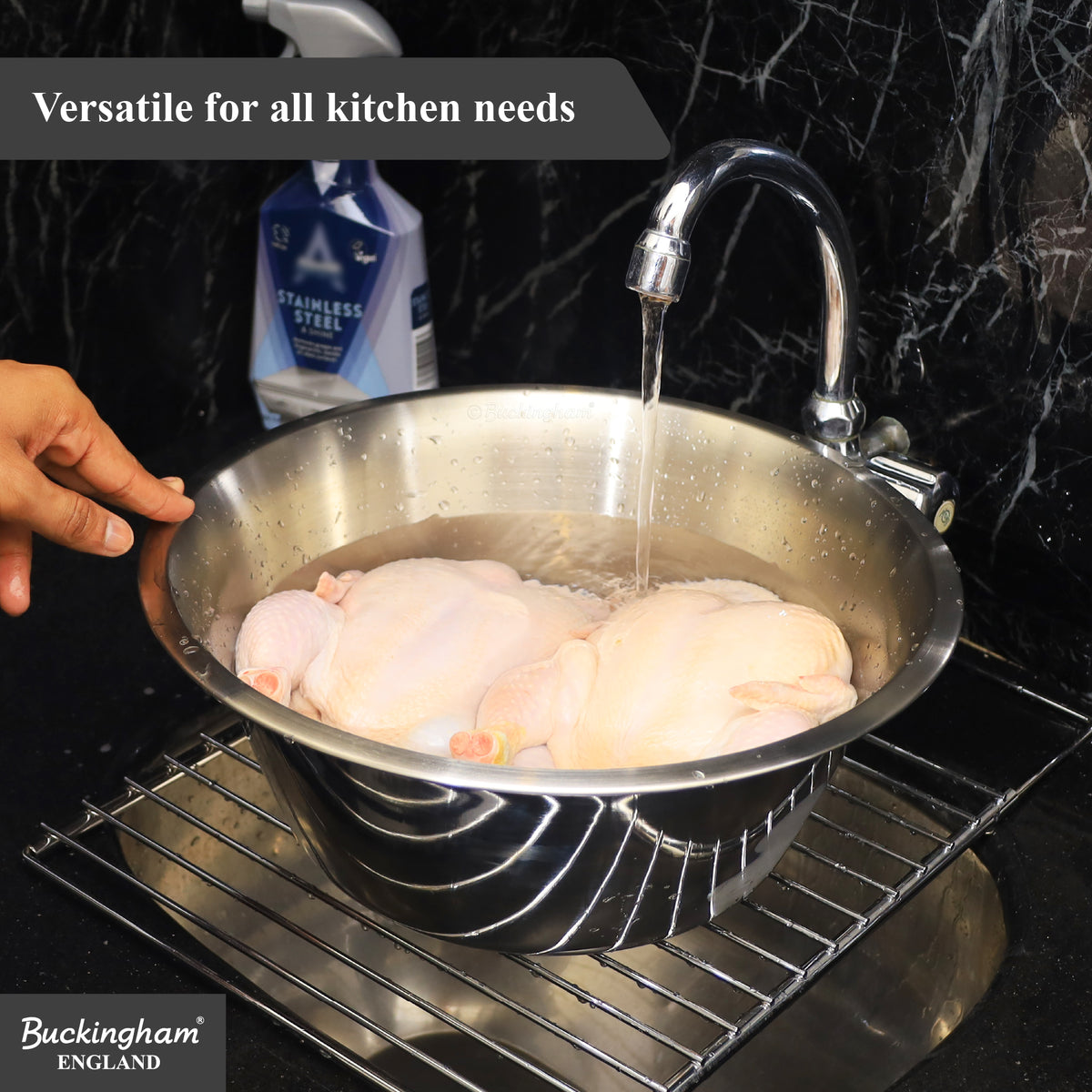 Buckingham Stainless Steel Multi Purpose Washing Up Bowl