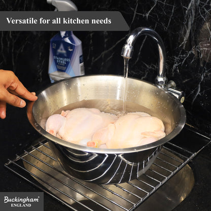 Buckingham Stainless Steel Multi Purpose Washing Up Bowl