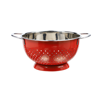 Buckingham Hemisphere colander / strainer , Red