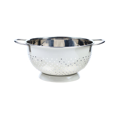Buckingham Hemisphere colander / strainer , Ivory Grey