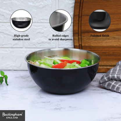 Buckingham Deep Stainless Steel Mixing Bowls