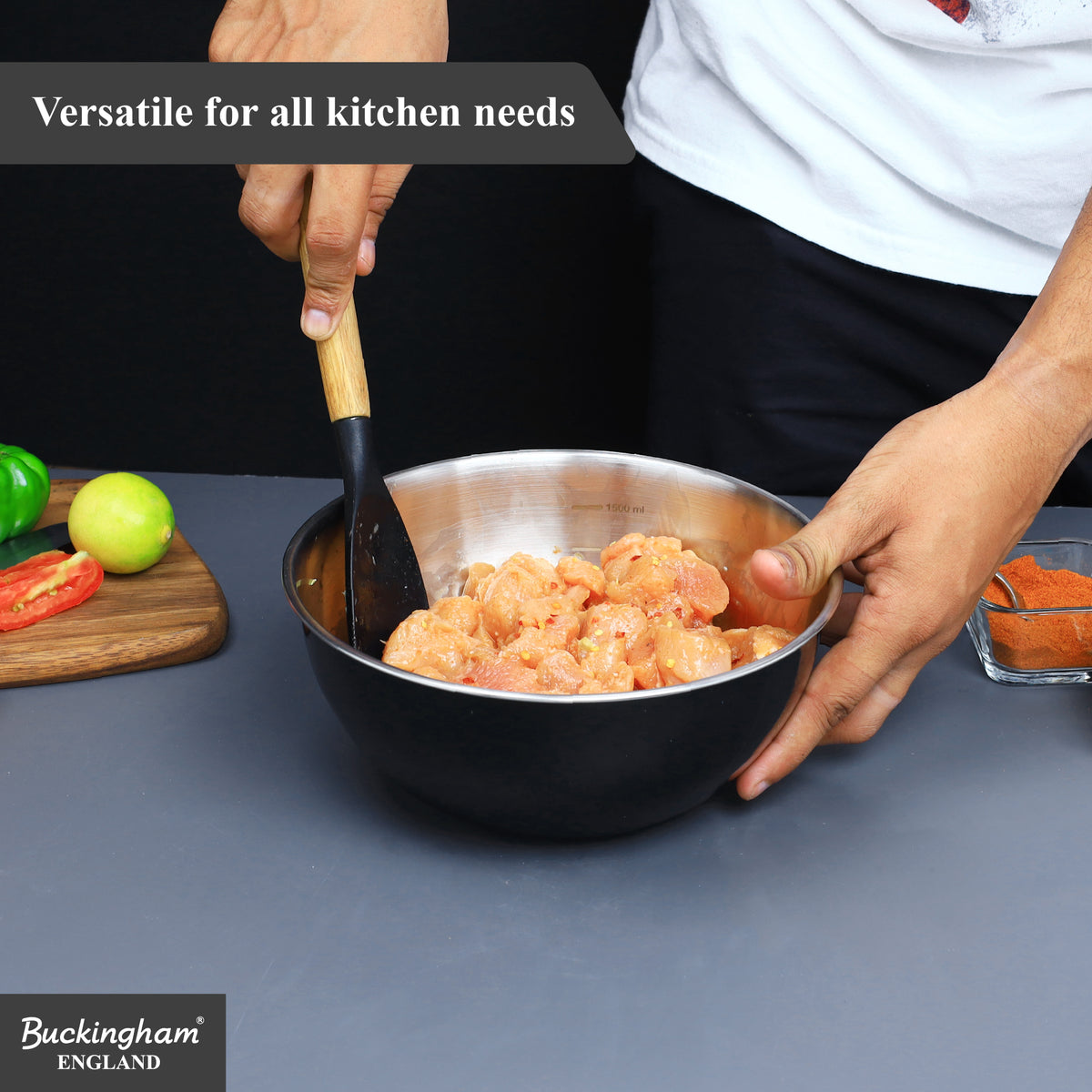 Buckingham Deep Stainless Steel Mixing Bowls