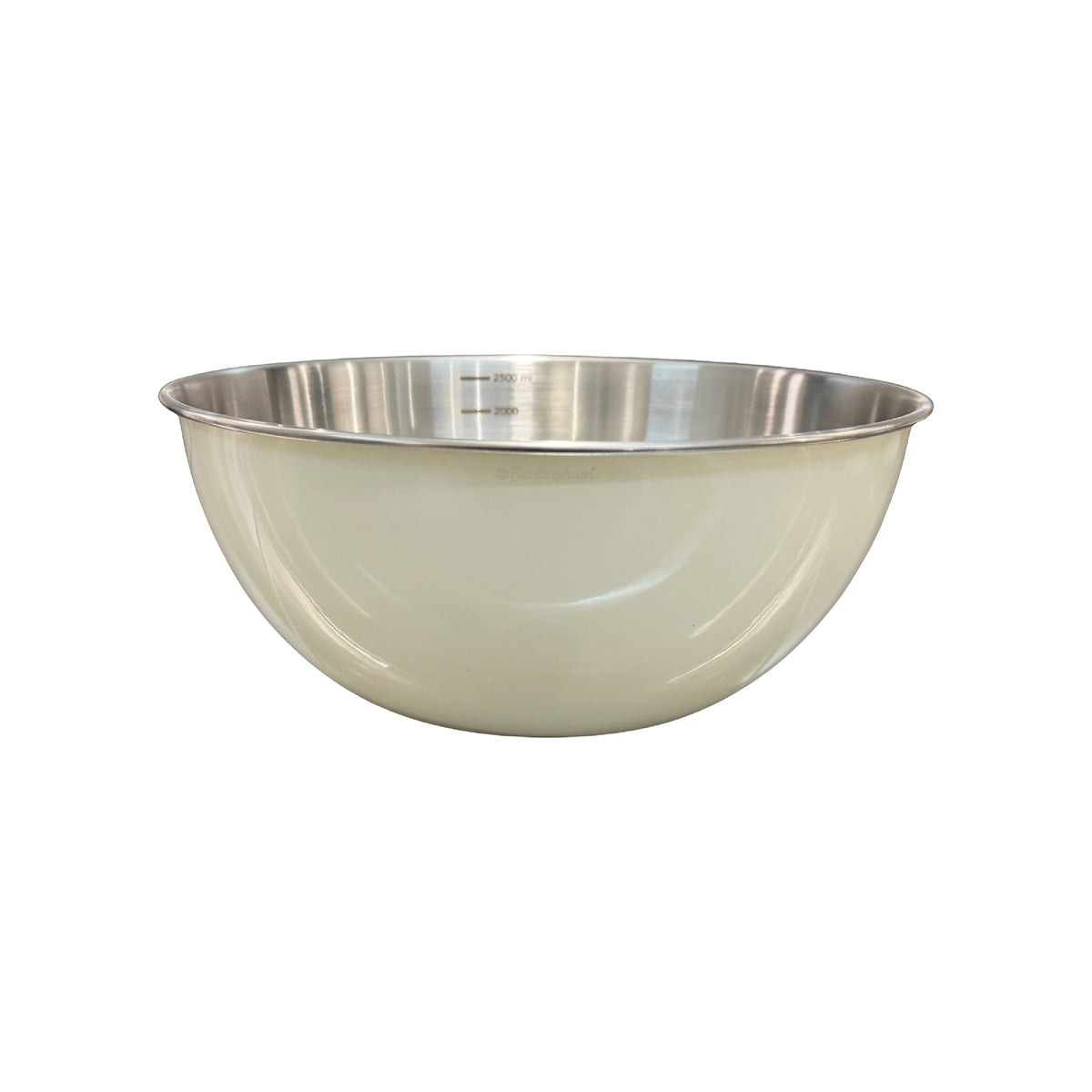 Buckingham Stainless Steel Deep Mixing Bowl Cream