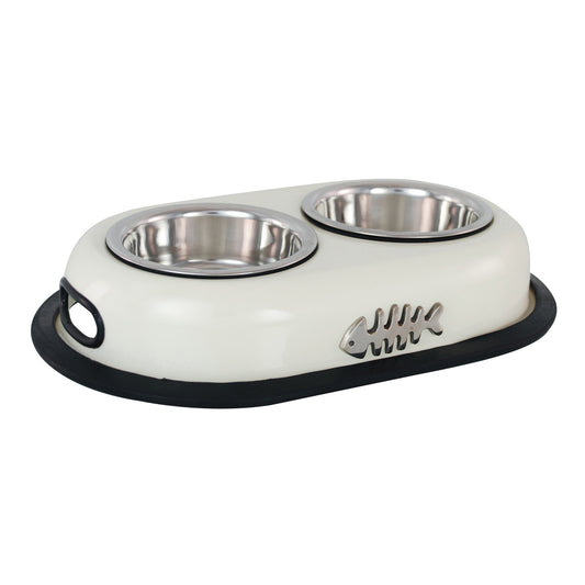 Buckingham Stainless Steel Double Pet Cream