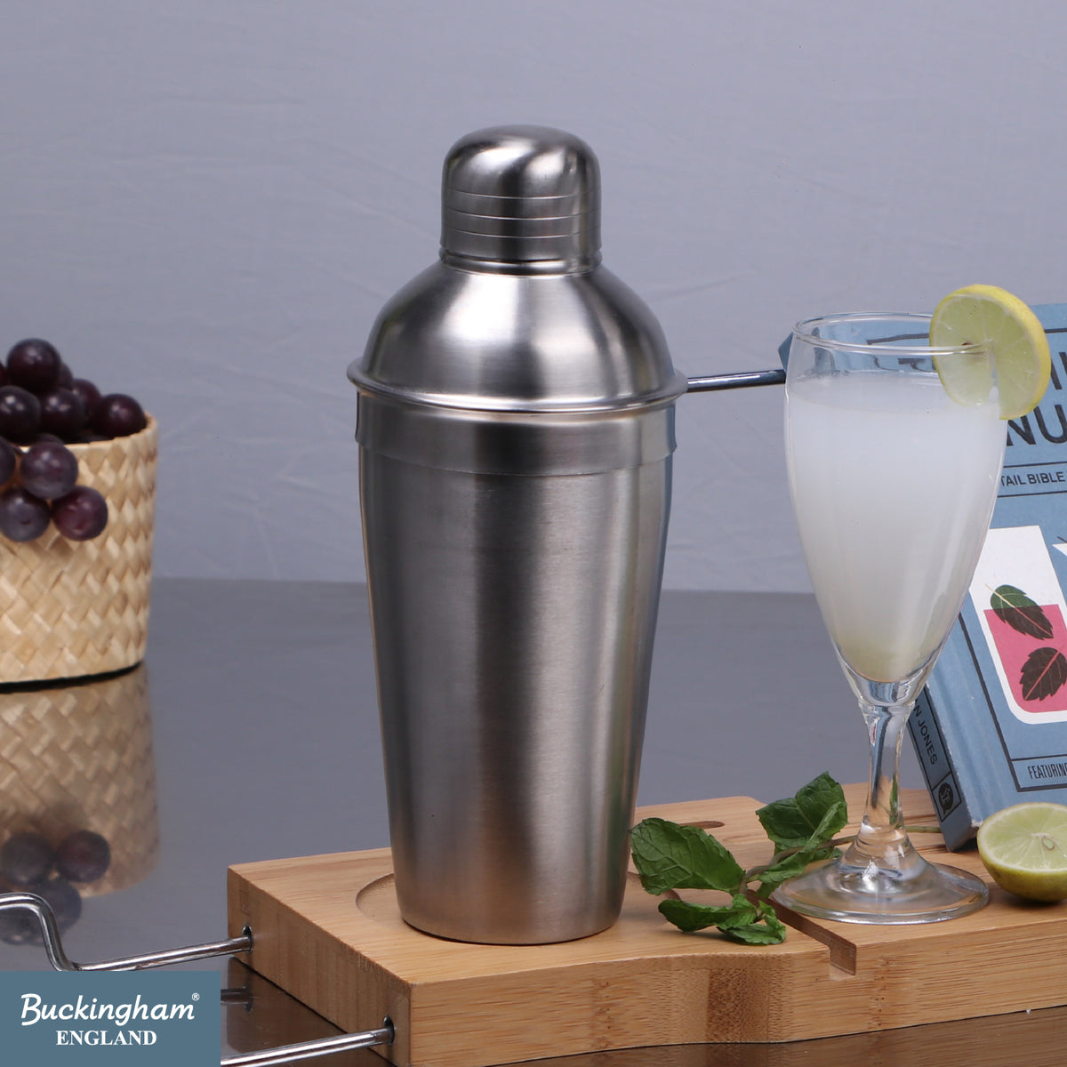 Buckingham Stainless Steel Cocktail Mixer 750 ml