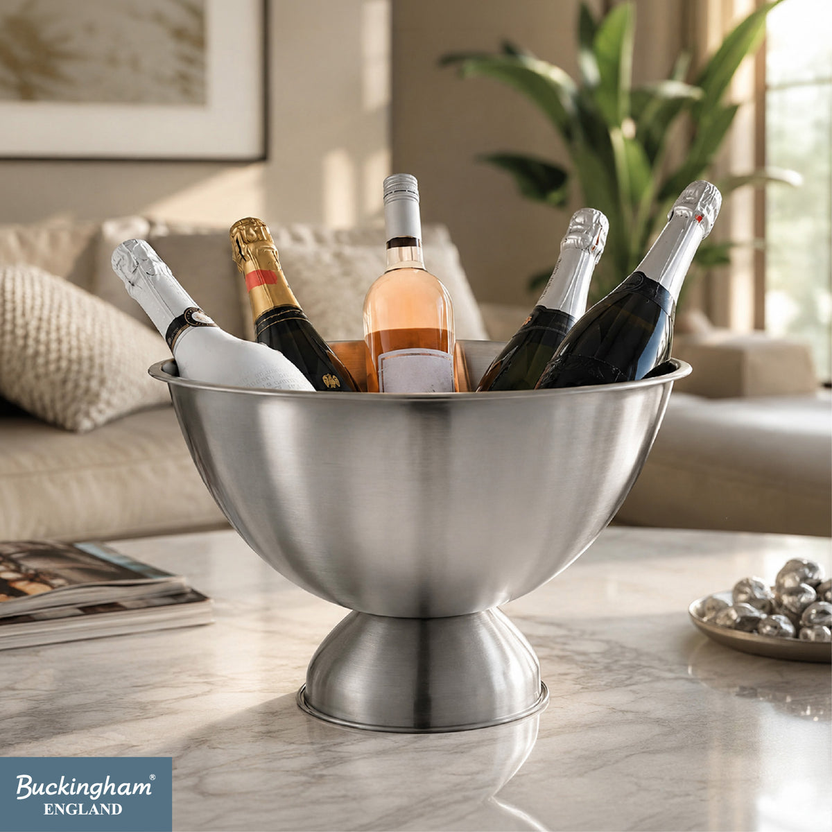 Buckingham Stainless Steel Punch Bow 17.5 L 40 cm