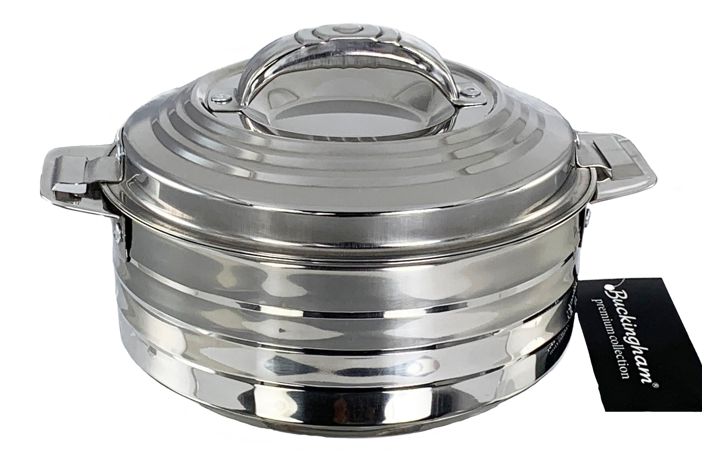 Buckingham Stainless Steel Double Wall HotPot (Ribbed )