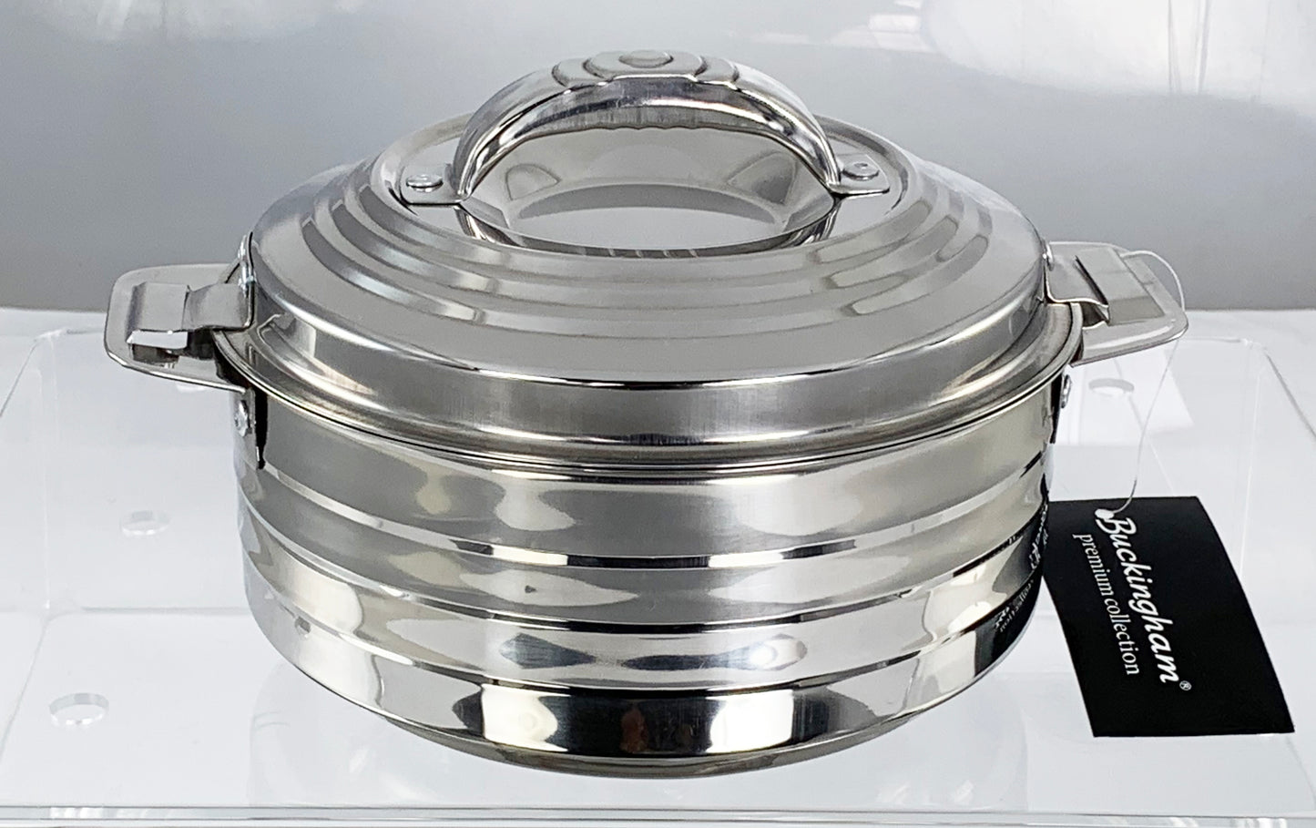 Buckingham Stainless Steel Double Wall HotPot (Ribbed )