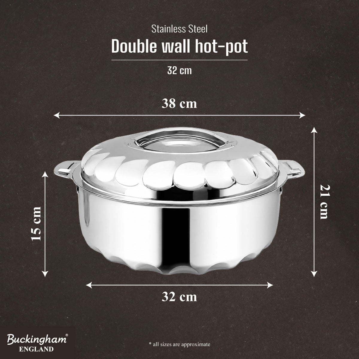 Buckingham Diamond Double Wall Hot Pot