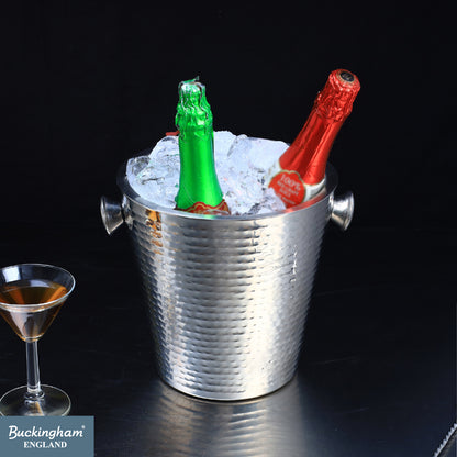Buckingham Stainless Steel Double Wall Insulated Champagne Wine Bucket 4.8 L 22.5 cm