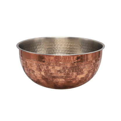 Buckingham Stainless Steel Copper Mixing Bowl for Baking