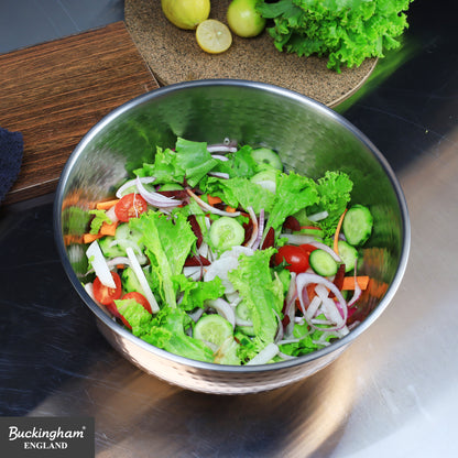 Buckingham Stainless Steel Copper Mixing Bowl for Baking