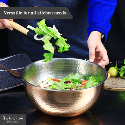 Buckingham Stainless Steel Copper Mixing Bowl for Baking