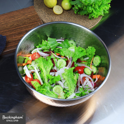 Buckingham Stainless Steel Copper Mixing Bowl for Baking