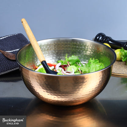 Buckingham Stainless Steel Copper Mixing Bowl for Baking