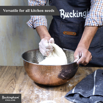 Buckingham Stainless Steel Copper Mixing Bowl for Baking