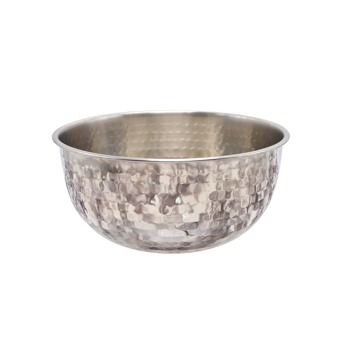 Buckingham Stainless Steel Salad Mixing Bowl Hammered Effect Finish